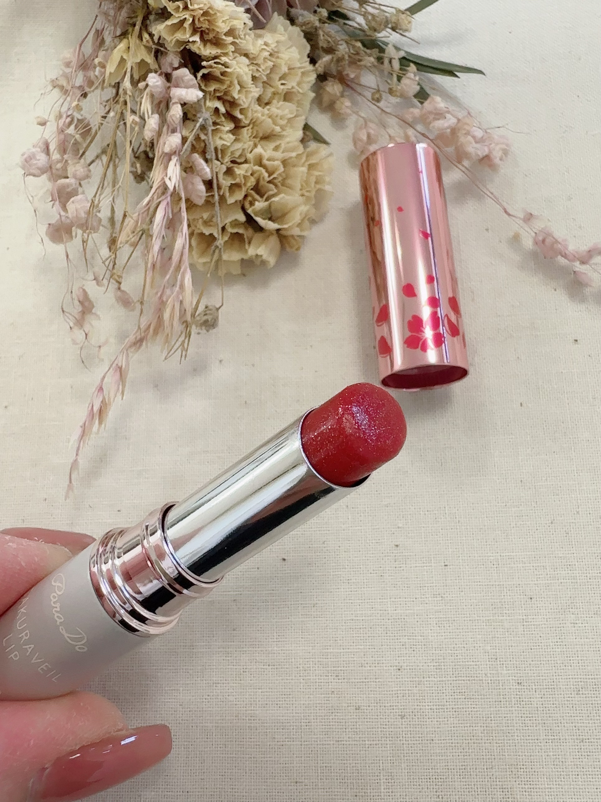 サクラヴェールリップ/パラドゥ/リップクリームを使ったクチコミ（2枚目）