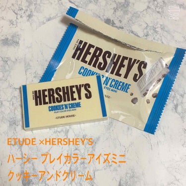 ♡ETUDE ×HERSHEY'Sのコラボアイシャドウパレットのクッキーアンドクリームをレビュー🍪♡

こんばんは🌙*ﾟ
最近、エチュードのオンラインショップでHERSHEY'Sとのコラボアイシャドウパ