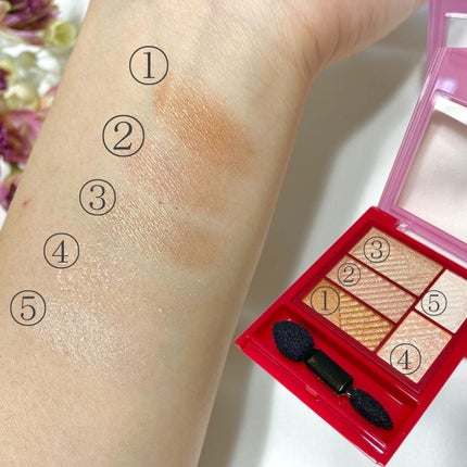 トリプルレシピアイズ/インテグレート/アイシャドウパレットを使ったクチコミ(3枚目)