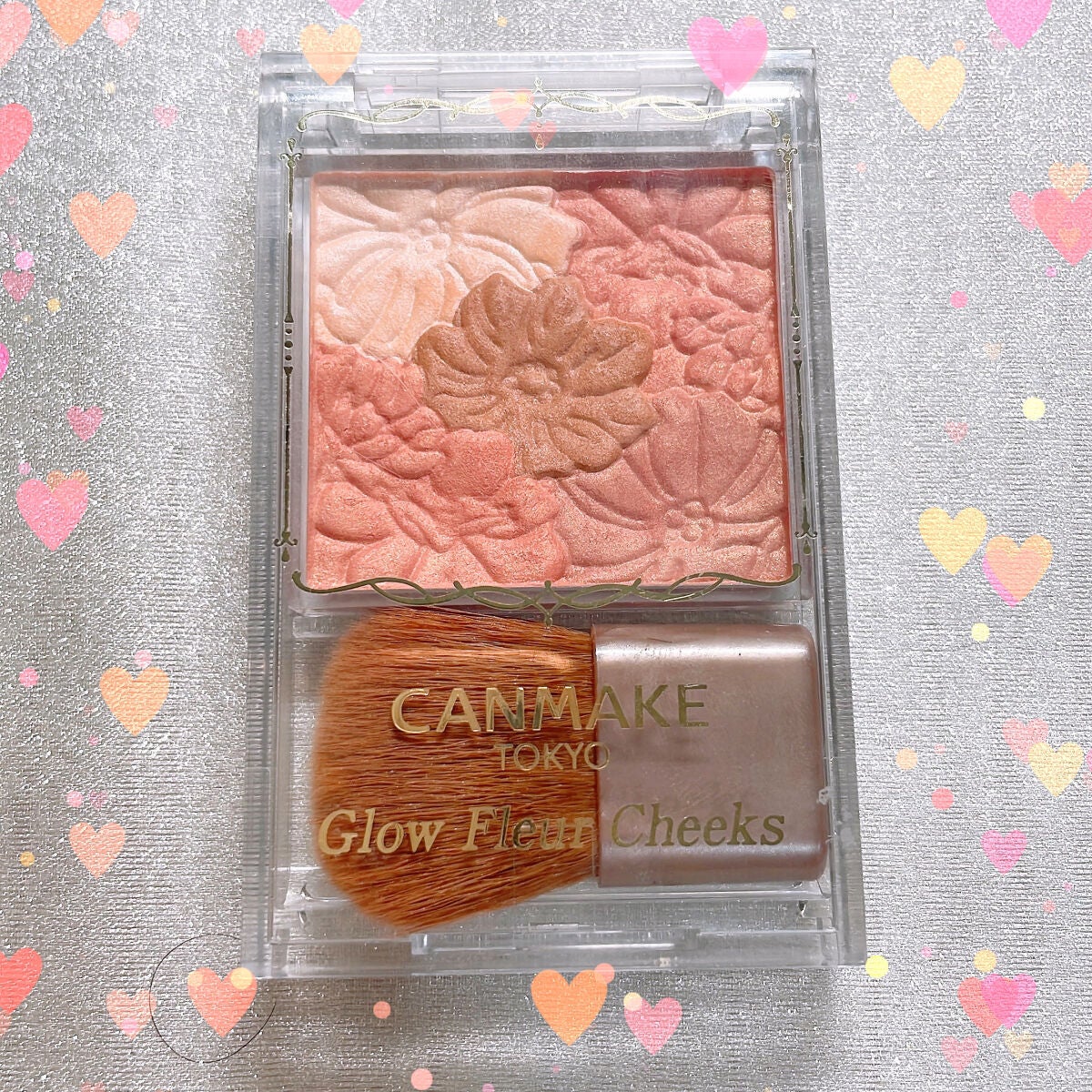 グロウフルールチークス/キャンメイク/パウダーチークを使ったクチコミ(1枚目)