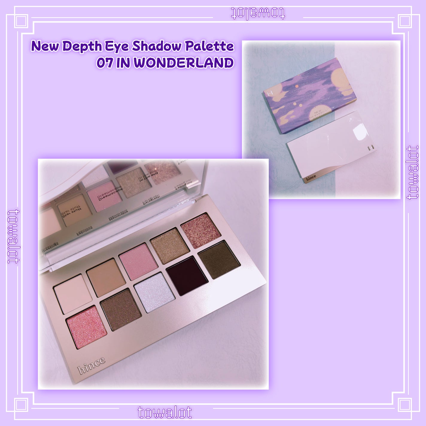 ニューデップスアイシャドウパレット/hince/アイシャドウパレットを使ったクチコミ(2枚目)