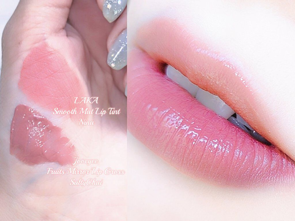 スムースマット リップティント/Laka/口紅を使ったクチコミ（1枚目）