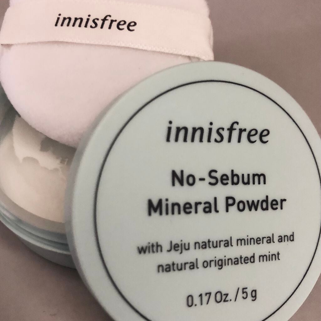 ノーセバム ミネラルパウダー N/innisfree/ルースパウダーを使ったクチコミ(1枚目)