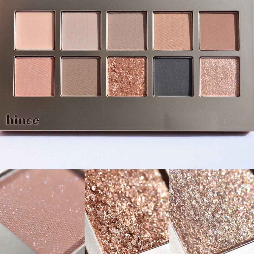 ニューデップスアイシャドウパレット/hince/アイシャドウパレットを使ったクチコミ(2枚目)