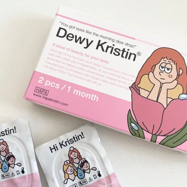 Dewy Kristin Monthly - ブラウン/Hapa kristin/カラーコンタクトレンズを使ったクチコミ（5枚目）
