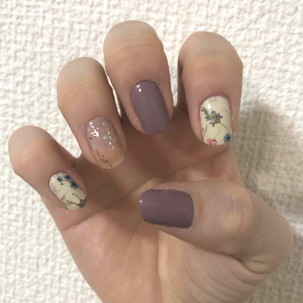 しずくネイルシール/キャンドゥ/ネイルシールを使ったクチコミ（1枚目）