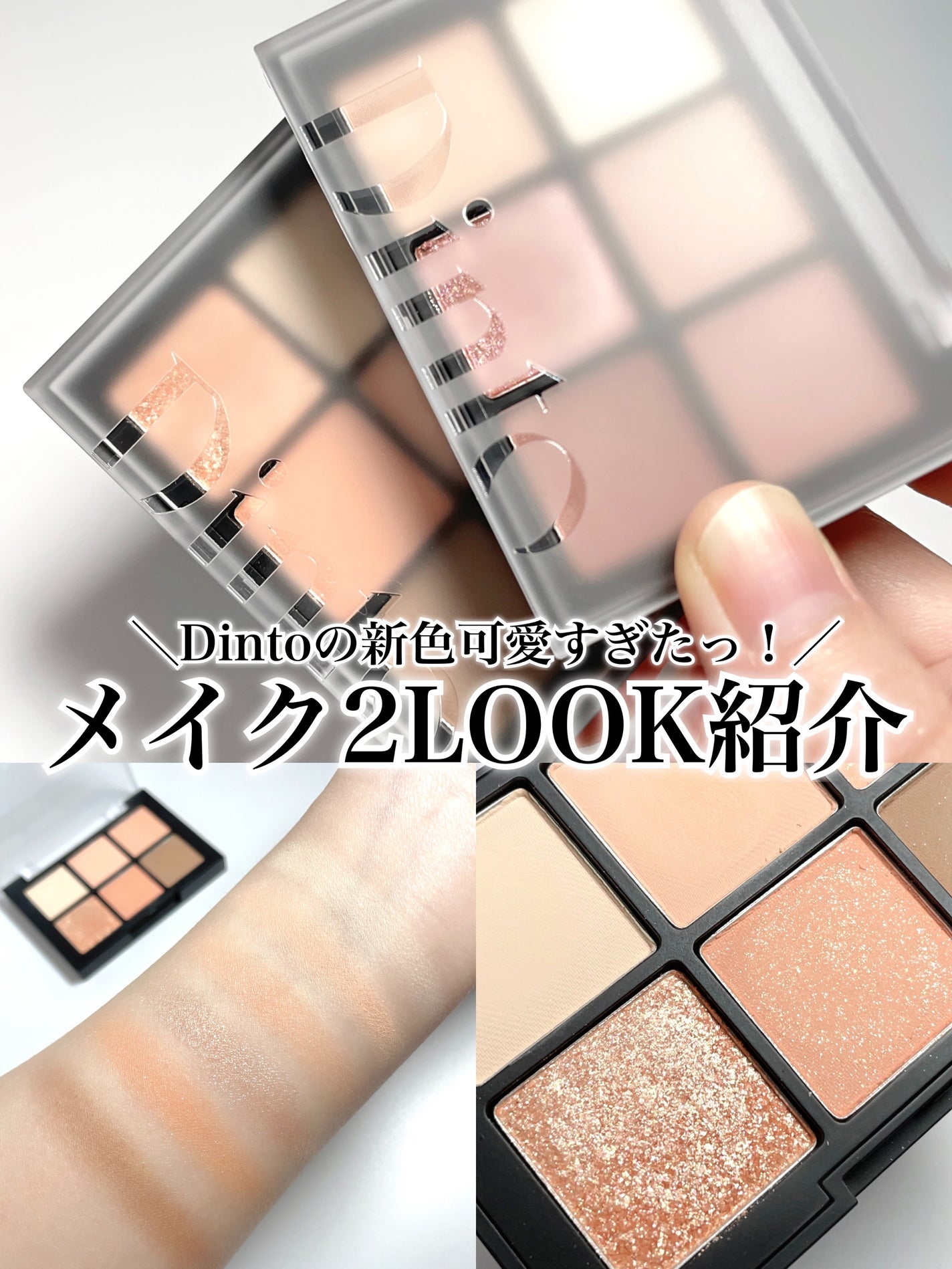 ブラーフィニシュシャドウパレット/Dinto/アイシャドウパレットを使ったクチコミ(1枚目)