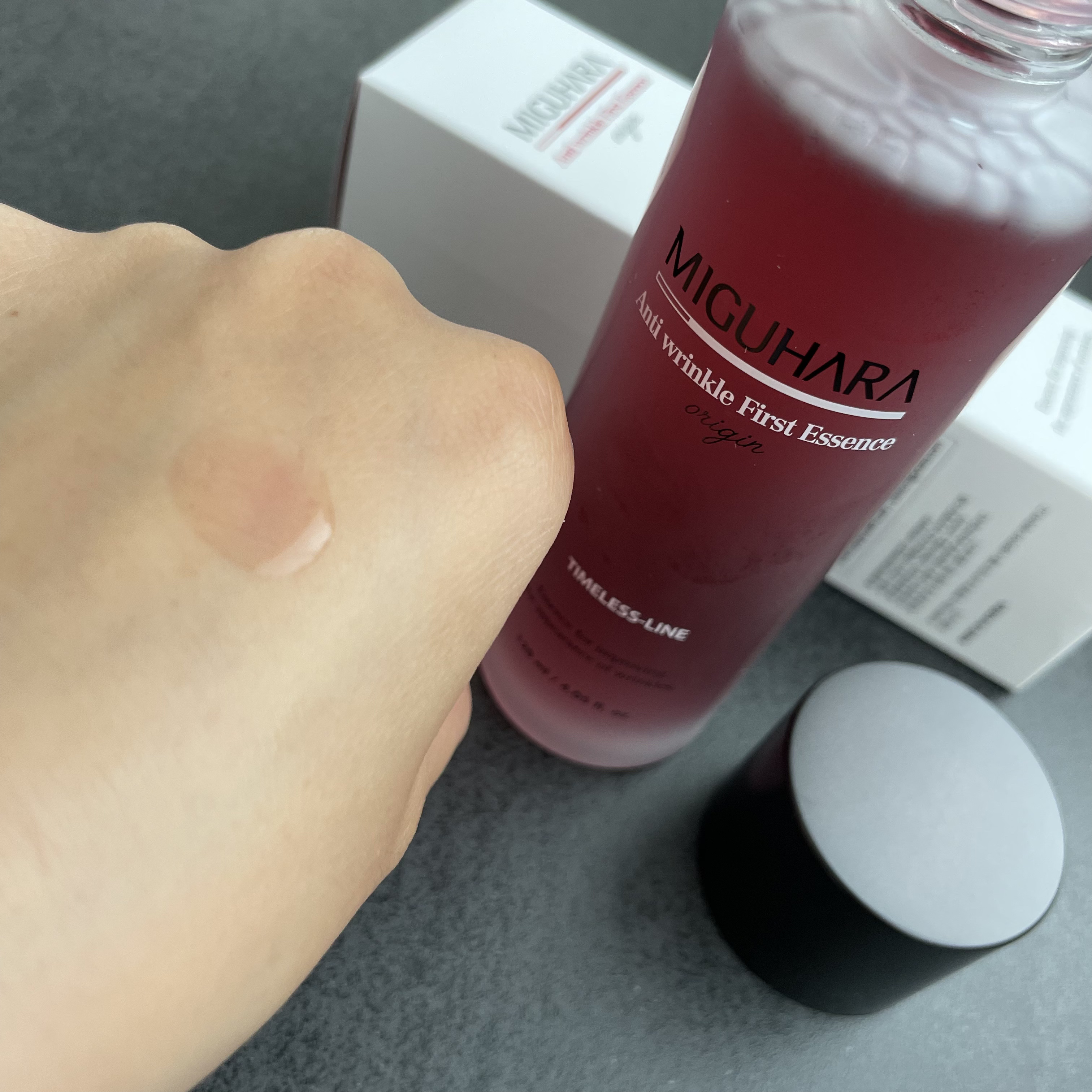 アンチリンクルファーストエッセンスオリジン/MIGUHARA/化粧水を使ったクチコミ（1枚目）
