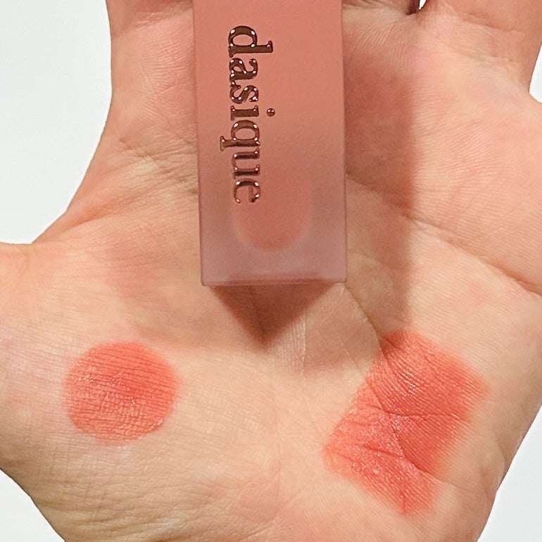 クリームドゥローズティント/dasique/リップティントを使ったクチコミ(2枚目)