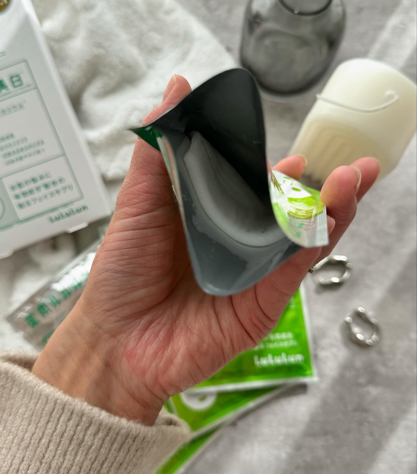 薬用ルルルン 美白アクネ/ルルルン/シートマスク・パックを使ったクチコミ（2枚目）