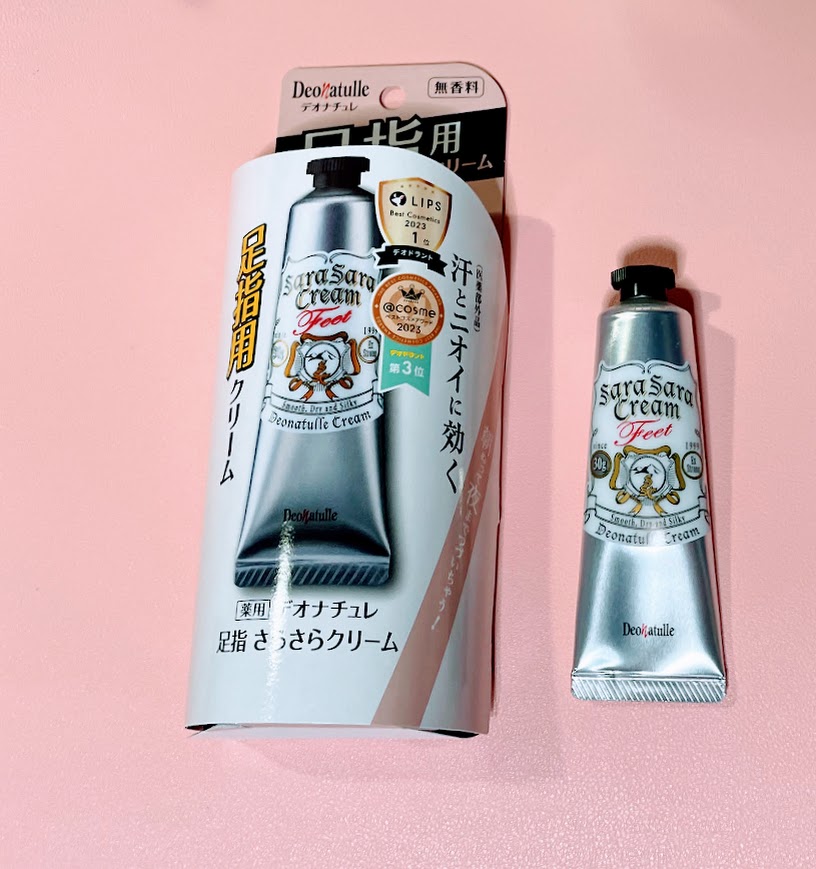 薬用足指さらさらクリーム/デオナチュレ/デオドラント・制汗剤を使ったクチコミ（3枚目）