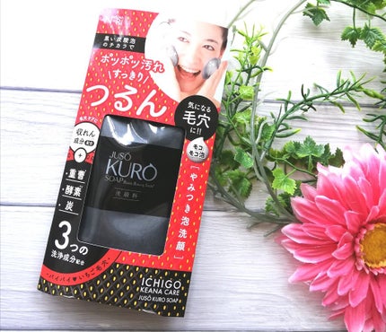 JUSO KURO SOAP/NAKUNA-RE/洗顔フォームを使ったクチコミ(1枚目)