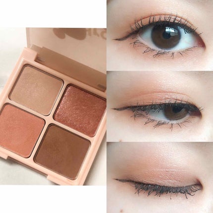 ヌードロップアイシャドウパレット/HOLIKA HOLIKA/アイシャドウパレットを使ったクチコミ(3枚目)