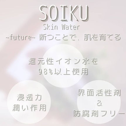 スキンウォーター/SOIKU/化粧水を使ったクチコミ(7枚目)