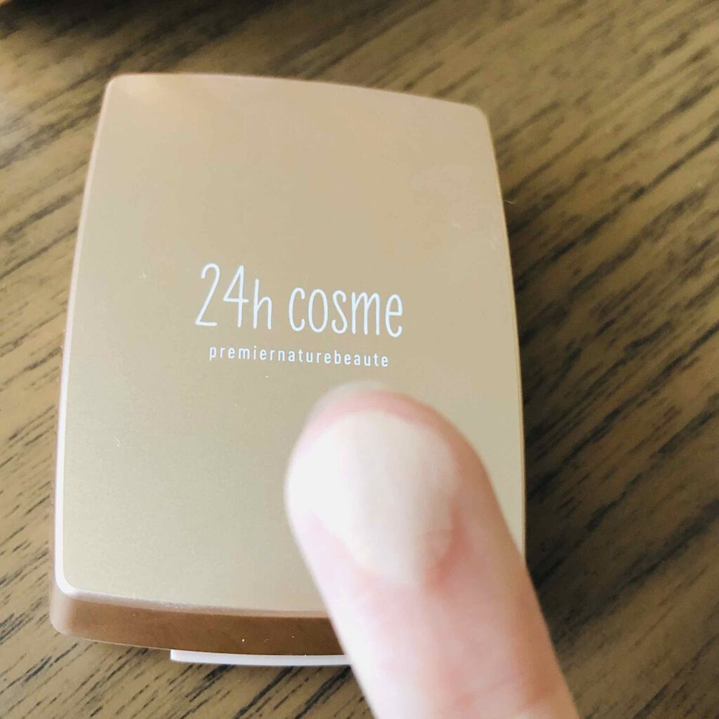 24 ミネラルモイストパウダーファンデ/24h cosme/パウダーファンデーションを使ったクチコミ(4枚目)