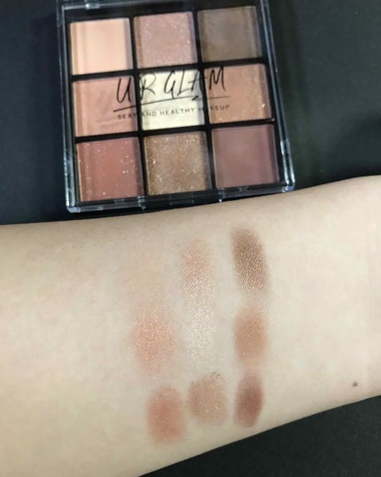 UR GLAM BLOOMING EYE COLOR PALETTE/U R GLAM/アイシャドウパレットを使ったクチコミ(4枚目)