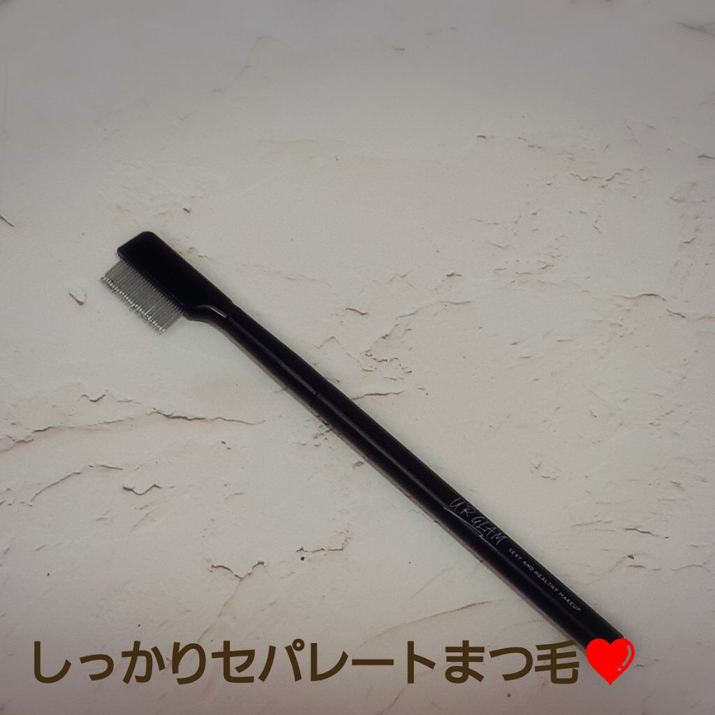 UR GLAM    EYELASH COMB/U R GLAM/メイクブラシを使ったクチコミ（1枚目）