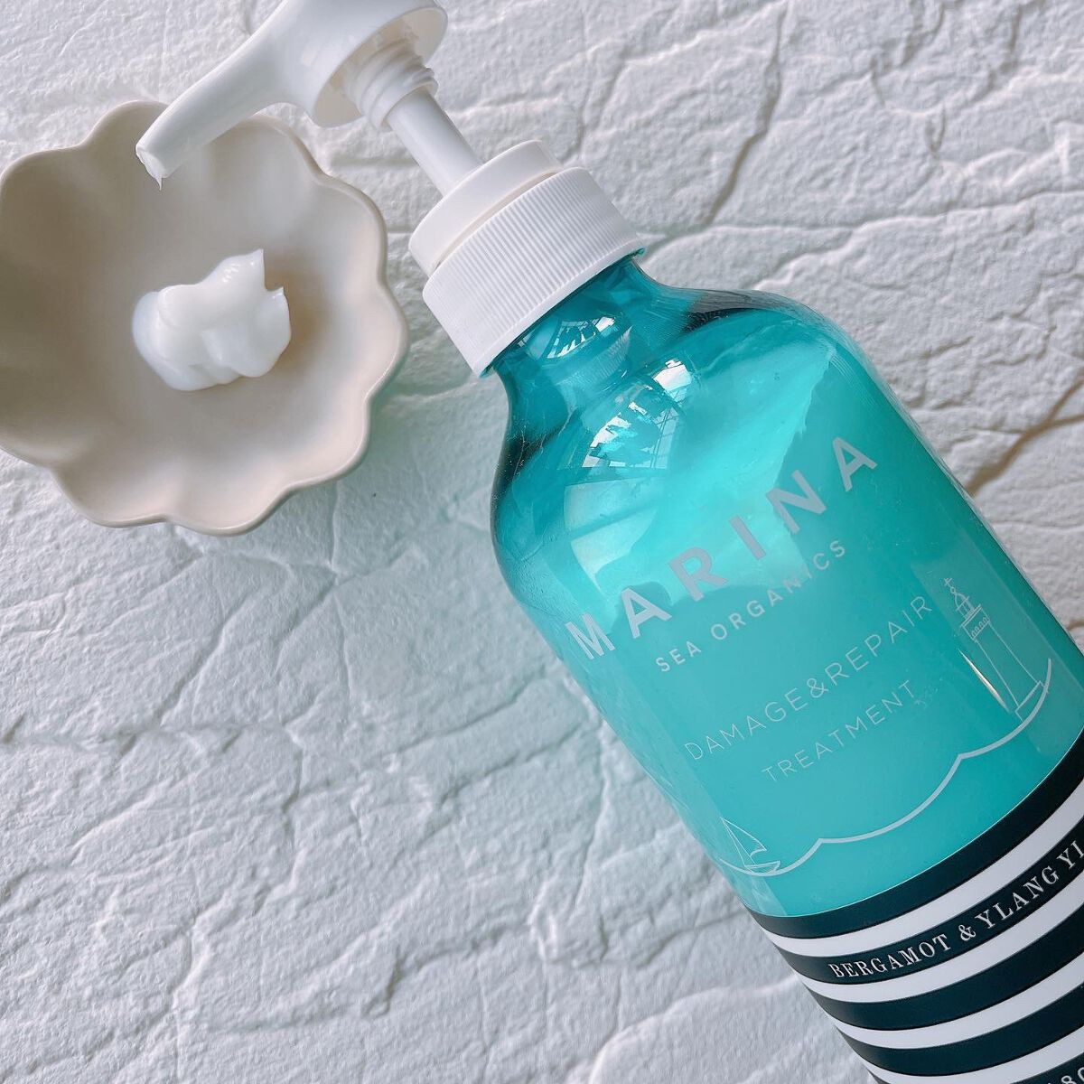 ダメージリペアシャンプー&トリートメント/マリーナシーオーガニック/市販シャンプーを使ったクチコミ(3枚目)