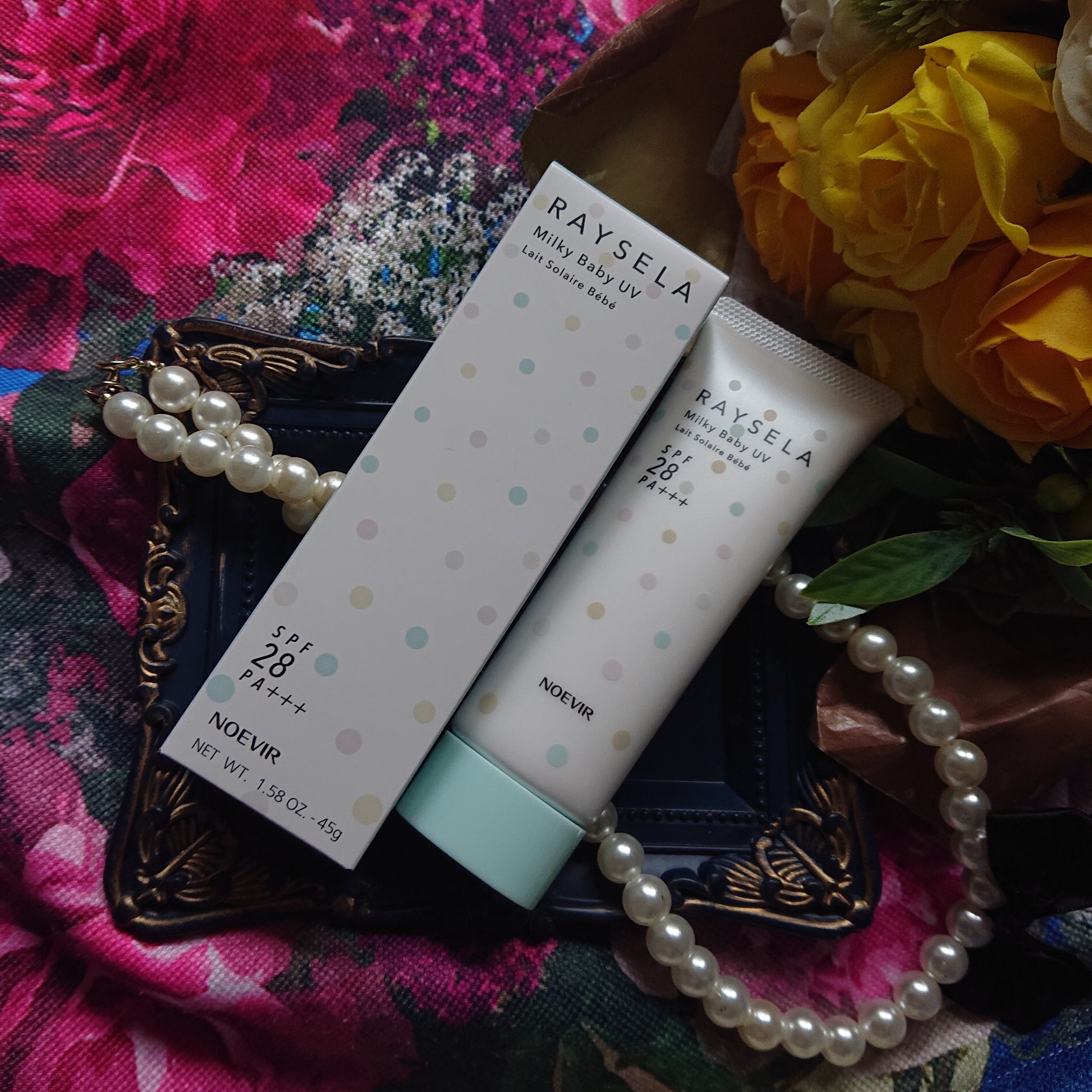 レイセラ ミルキーベビー UV/ノエビア/日焼け止めミルクを使ったクチコミ（1枚目）