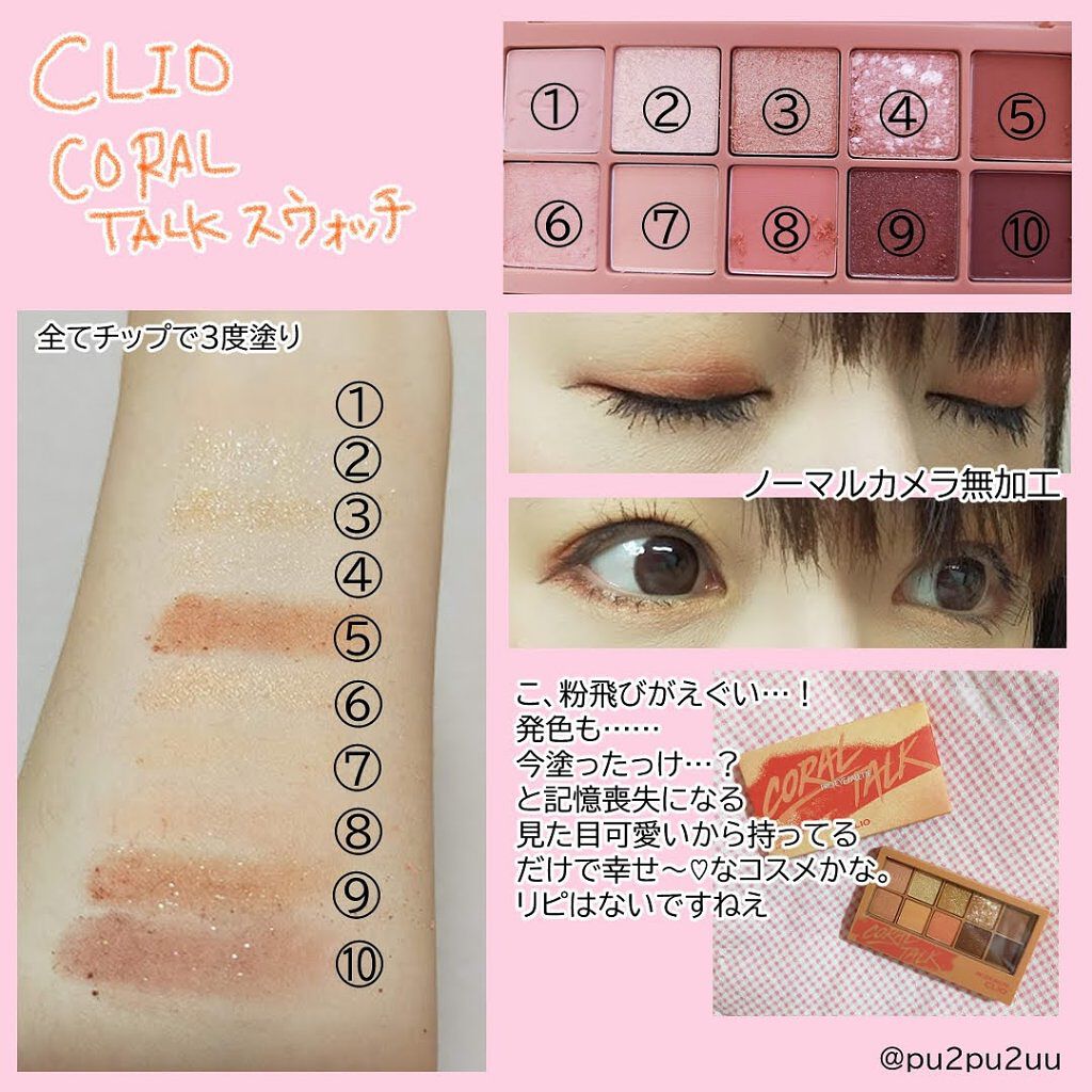 プロ アイ パレット/CLIO/アイシャドウパレットを使ったクチコミ（1枚目）