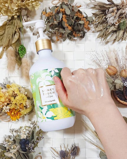 薬用美白ボディミルク/スリンキータッチ セルフスパ/ボディミルクを使ったクチコミ(3枚目)