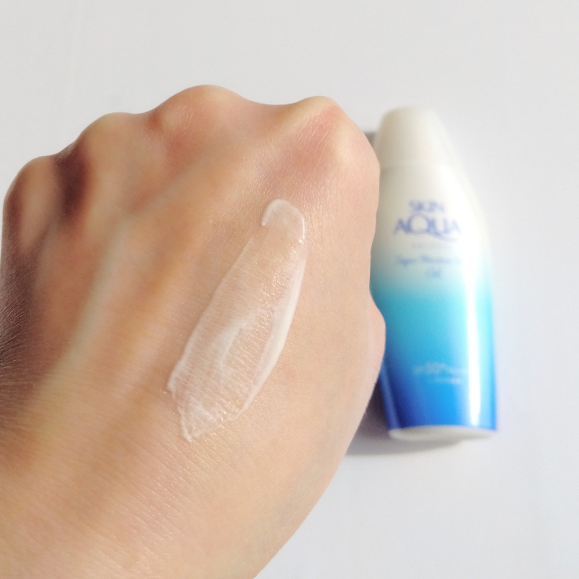 スキンアクア スーパーモイスチャージェル/スキンアクア/日焼け止めジェルを使ったクチコミ（3枚目）