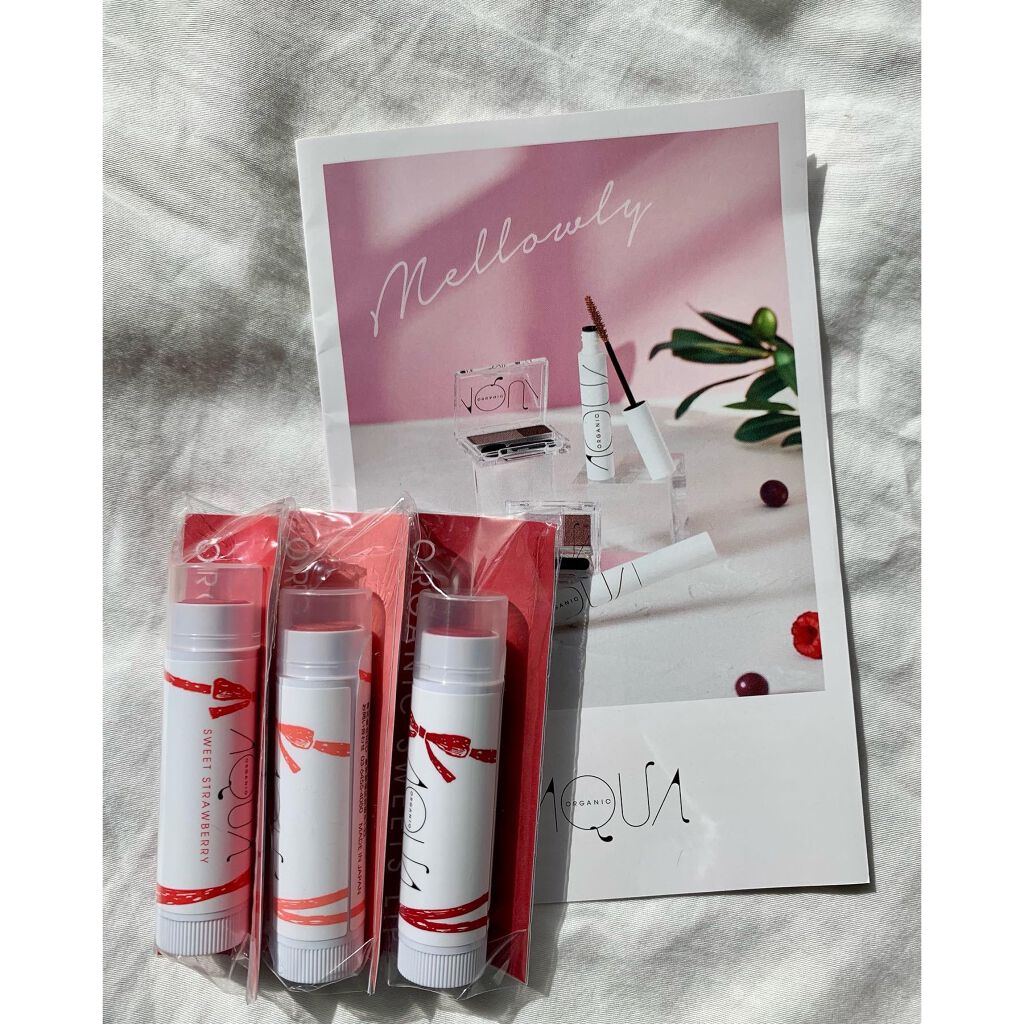 オーガニックスイーツリップ/アクア・アクア/リップケアを使ったクチコミ(1枚目)