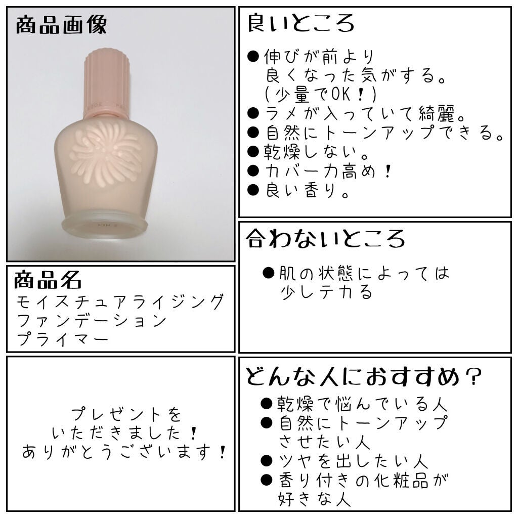 モイスチュアライジング ファンデーション プライマー/PAUL & JOE BEAUTE/化粧下地を使ったクチコミ(1枚目)