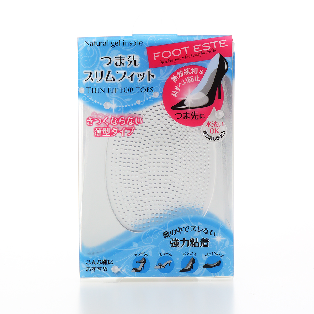 フットエステ ナチュラルジェル インソール つま先スリムフィット