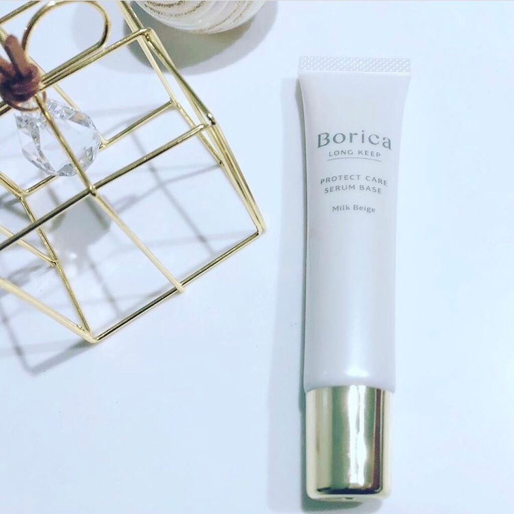 くずれ防止 美容液ケアベース ミルクベージュ SPF30 PA++/Borica/化粧下地を使ったクチコミ(1枚目)