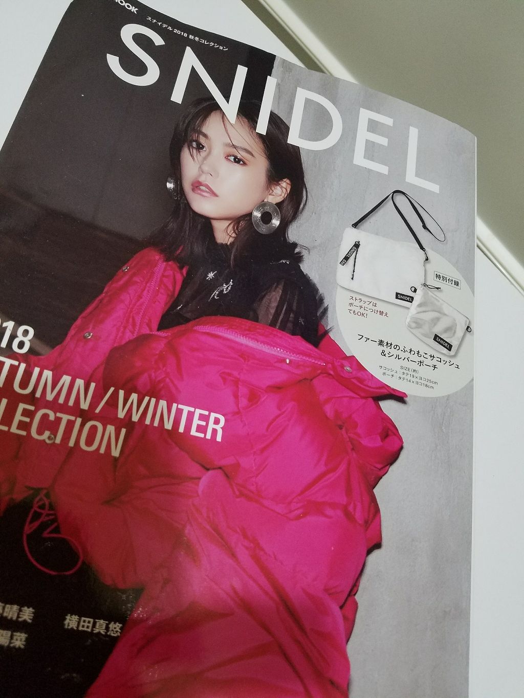 ムック本 SNIDEL  2018AUTUMN/WINTER COLLECTION/宝島社/雑誌を使ったクチコミ（1枚目）