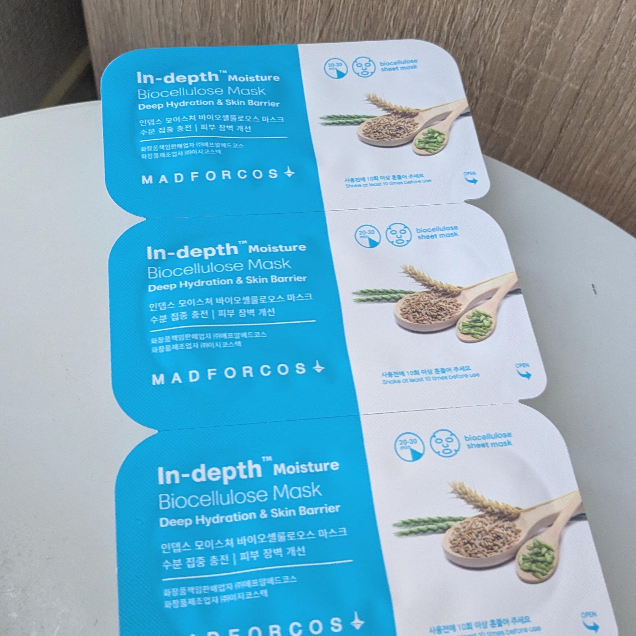 インデップス™モイスチャーバイオセルロースマスク/MADFORCOS/シートマスク・パックを使ったクチコミ（2枚目）