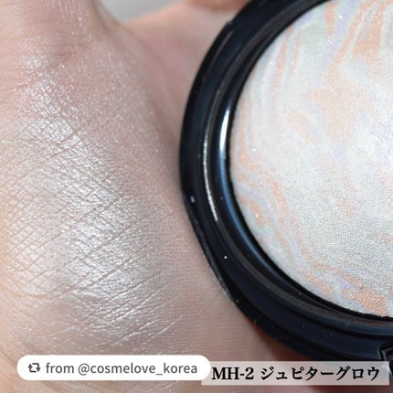 マーブルハイライター/LB/パウダーチークを使ったクチコミ(5枚目)