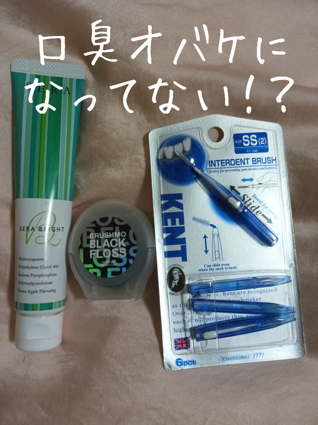 BBフロス ブラック デンタルフロス/ブラシモ/デンタルフロス・歯間ブラシを使ったクチコミ（1枚目）