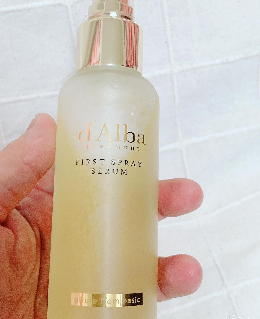 ダルバ ホワイトトリュフファーストスプレーセラム/ダルバ/ミスト状化粧水を使ったクチコミ（2枚目）