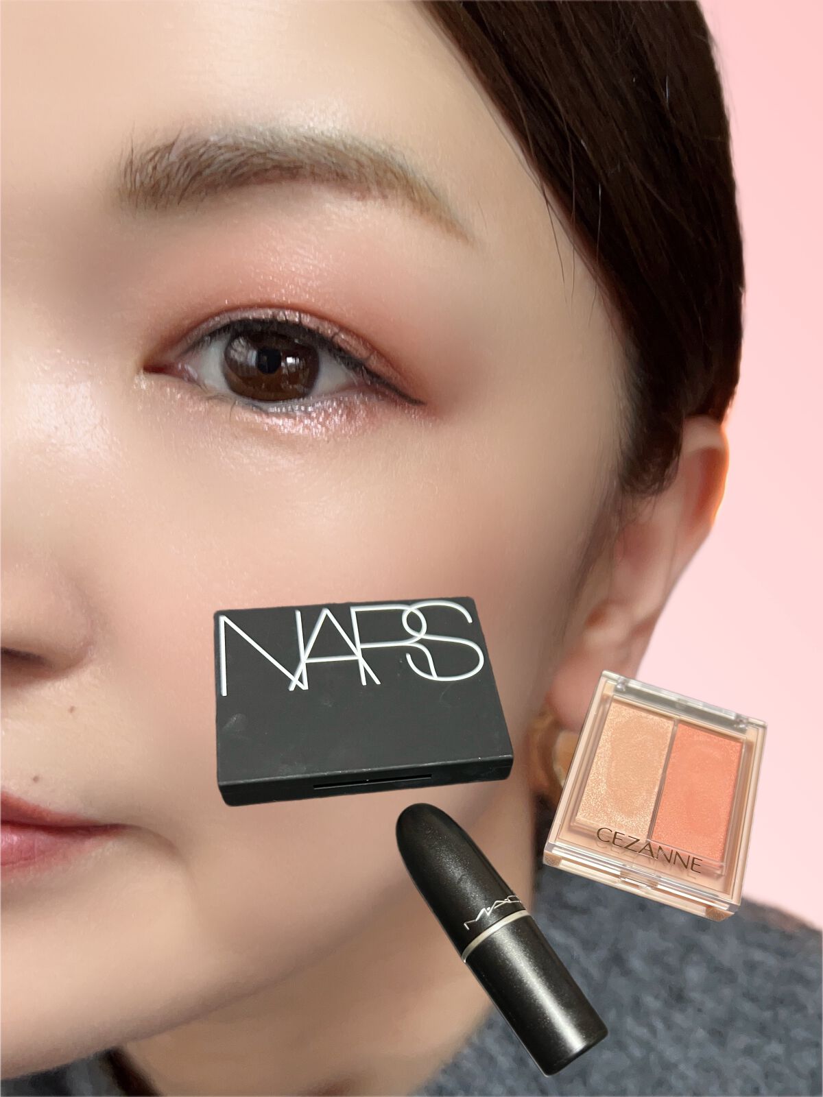 フェイスグロウカラー/CEZANNE/クリームハイライトを使ったクチコミ（1枚目）