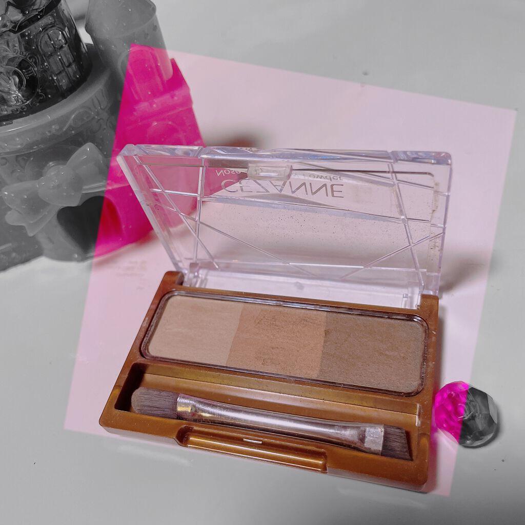 ノーズ＆アイブロウパウダー/CEZANNE/パウダーアイブロウを使ったクチコミ（1枚目）