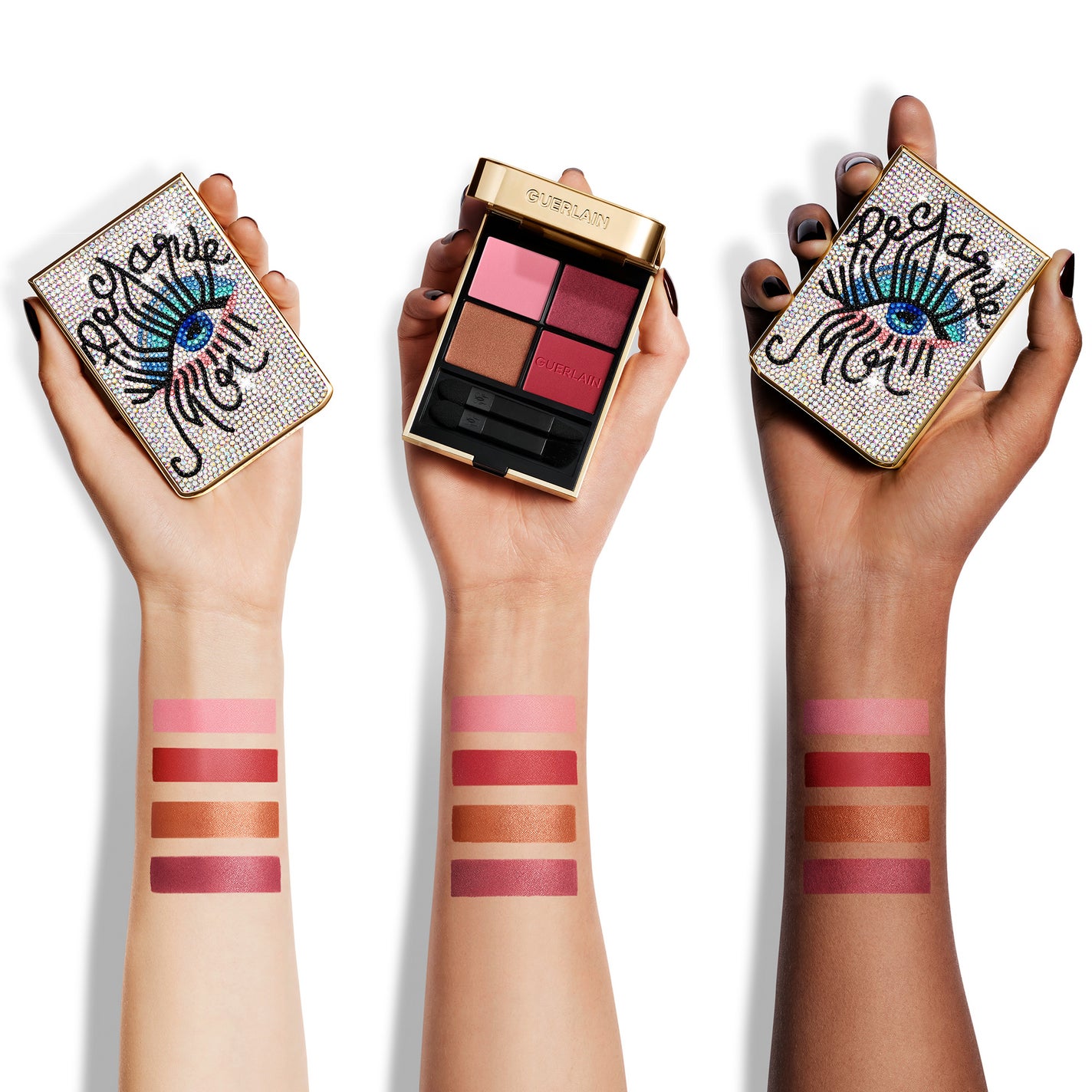 ホリデーコレクション オンブル ジェ 888 ルギャル ドゥ モワ!/GUERLAIN/アイシャドウを使ったクチコミ(3枚目)