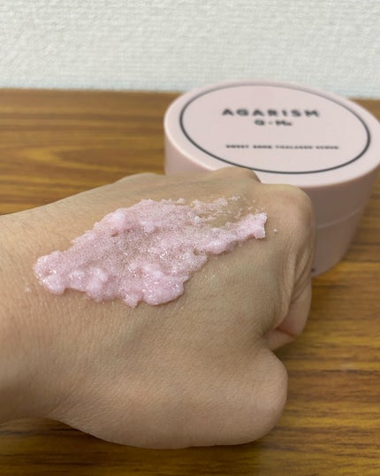 Q+Me スウィート ボム タラソ スクラブ/AGARISM/バスト・ヒップケアを使ったクチコミ(4枚目)