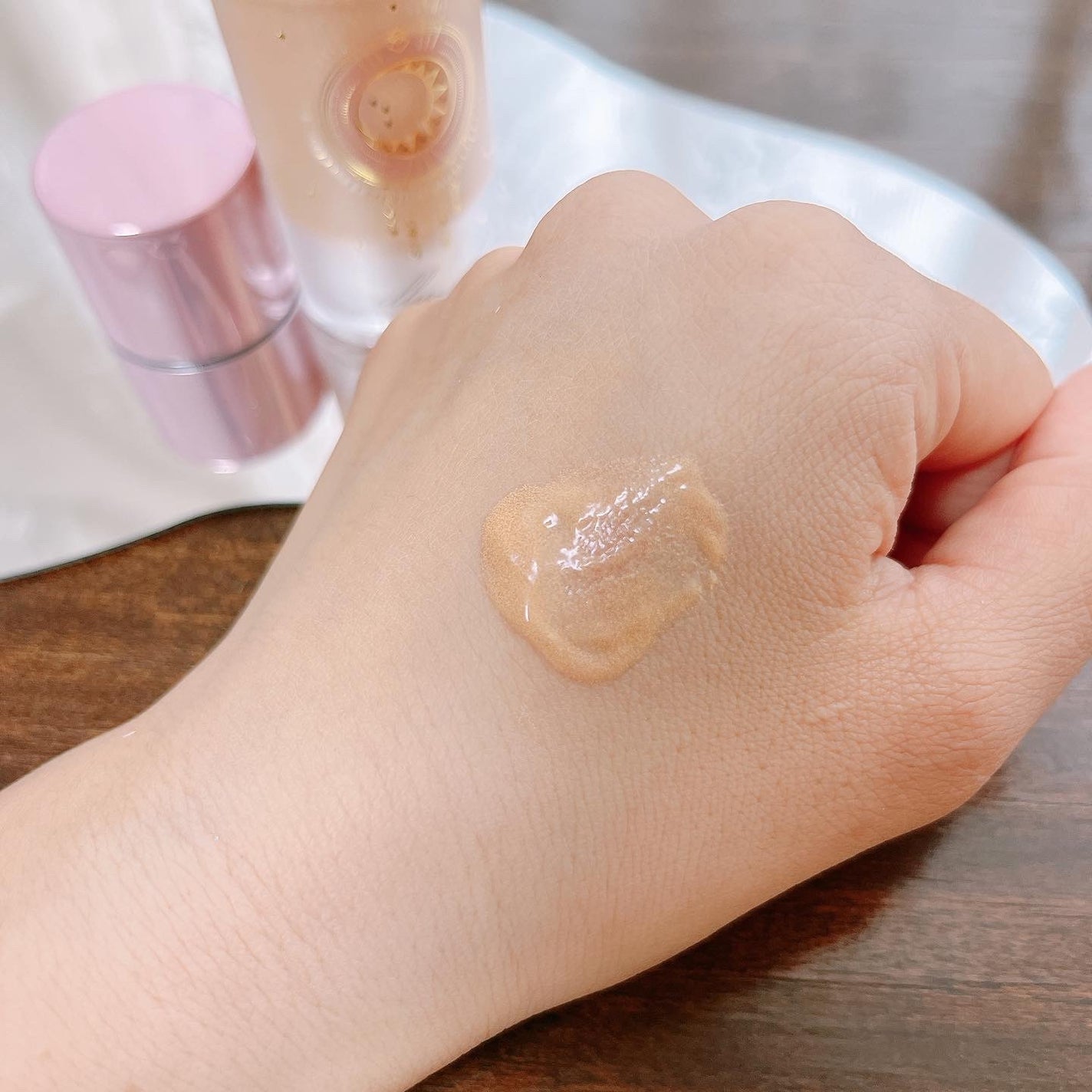 コラーゲンモイスチャースキンベース/illuN/化粧下地を使ったクチコミ(4枚目)