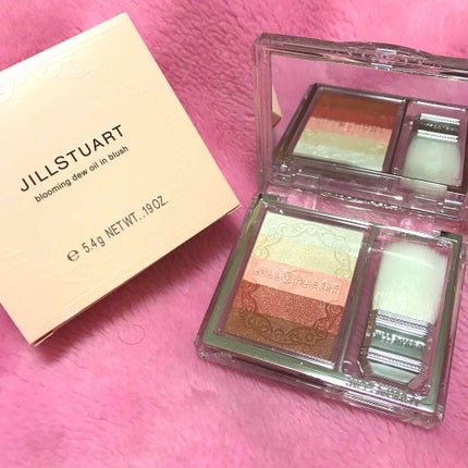 ブルーミングデュー オイルインブラッシュ/JILL STUART/パウダーチークを使ったクチコミ(1枚目)