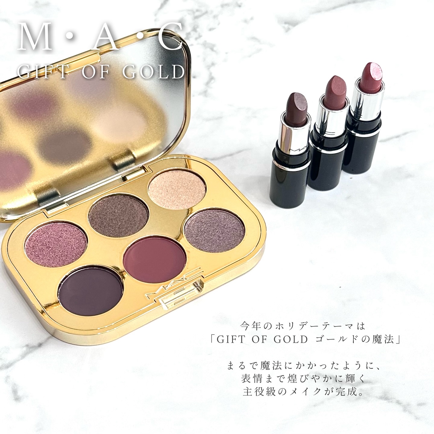 トレジャー アイシャドウ パレット ×6/M・A・C/アイシャドウパレットを使ったクチコミ（2枚目）