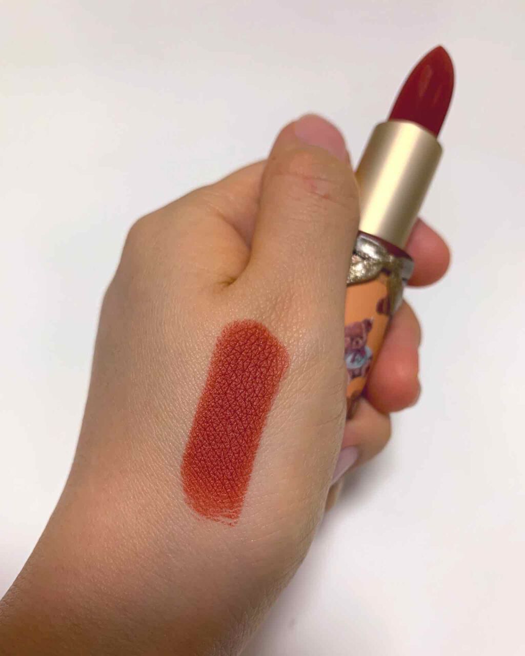 ラブベアリップスティック/FlowerKnows/口紅を使ったクチコミ(3枚目)