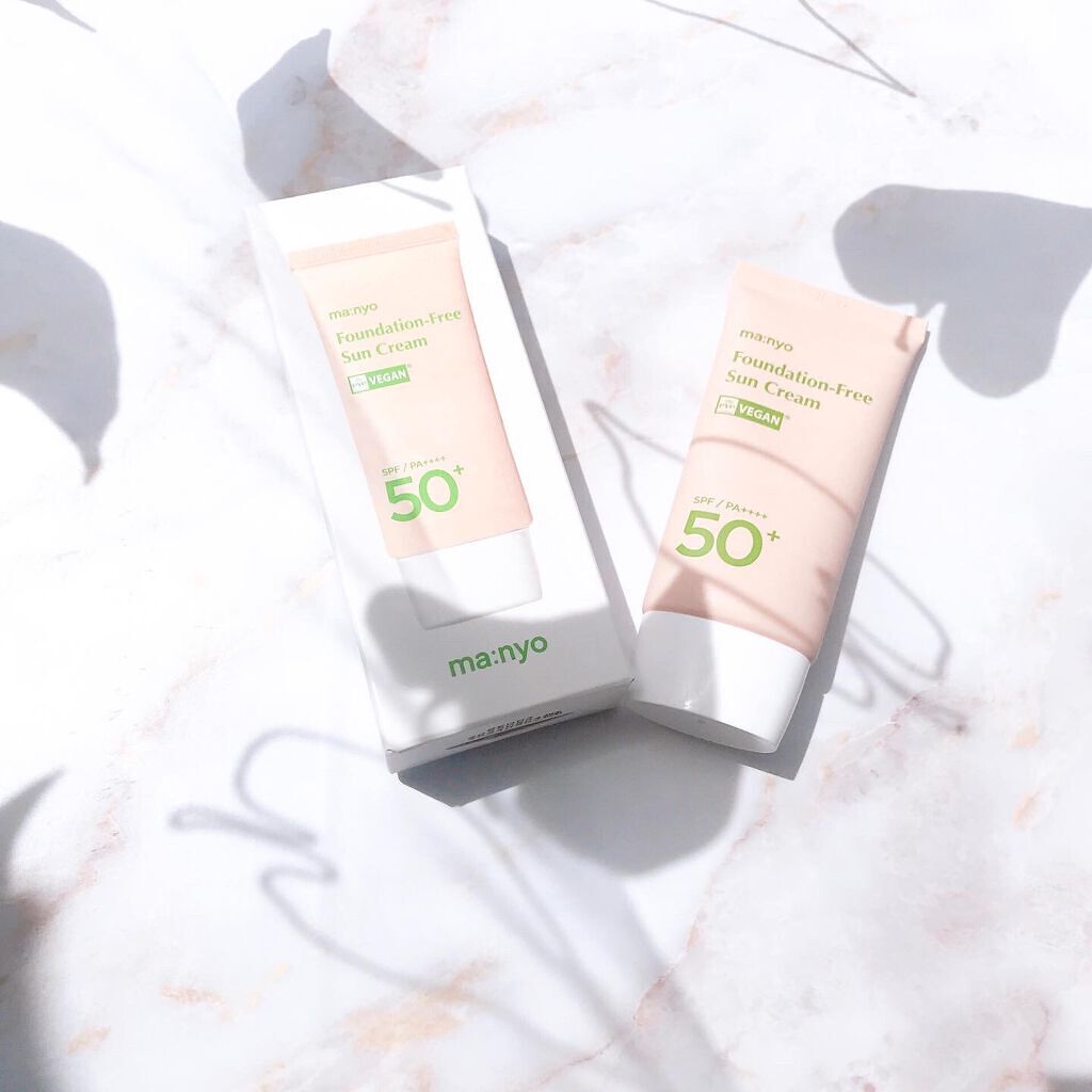 ファンデフリー サンクリーム/manyo/日焼け止めクリームを使ったクチコミ(1枚目)