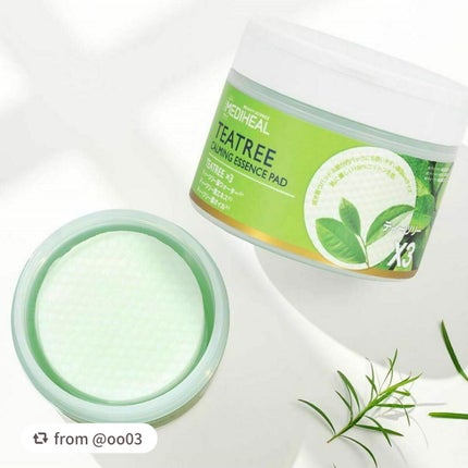 ティーツリーカーミングエッセンスパッド/MEDIHEAL/トナーパッドを使ったクチコミ(6枚目)