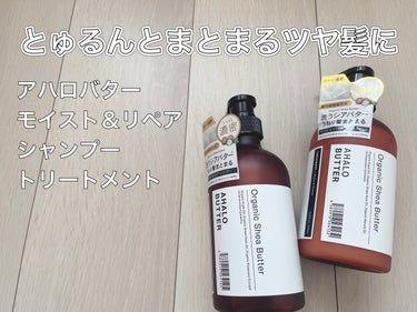 モイスト＆リペア シャンプー／ヘアトリートメント シャンプー本体：450ml/AHALO BUTTER/シャンプー・コンディショナーを使ったクチコミ（1枚目）