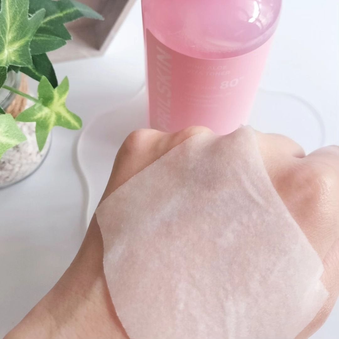 ピンクアロエビタトナー/APRILSKIN/化粧水を使ったクチコミ(4枚目)