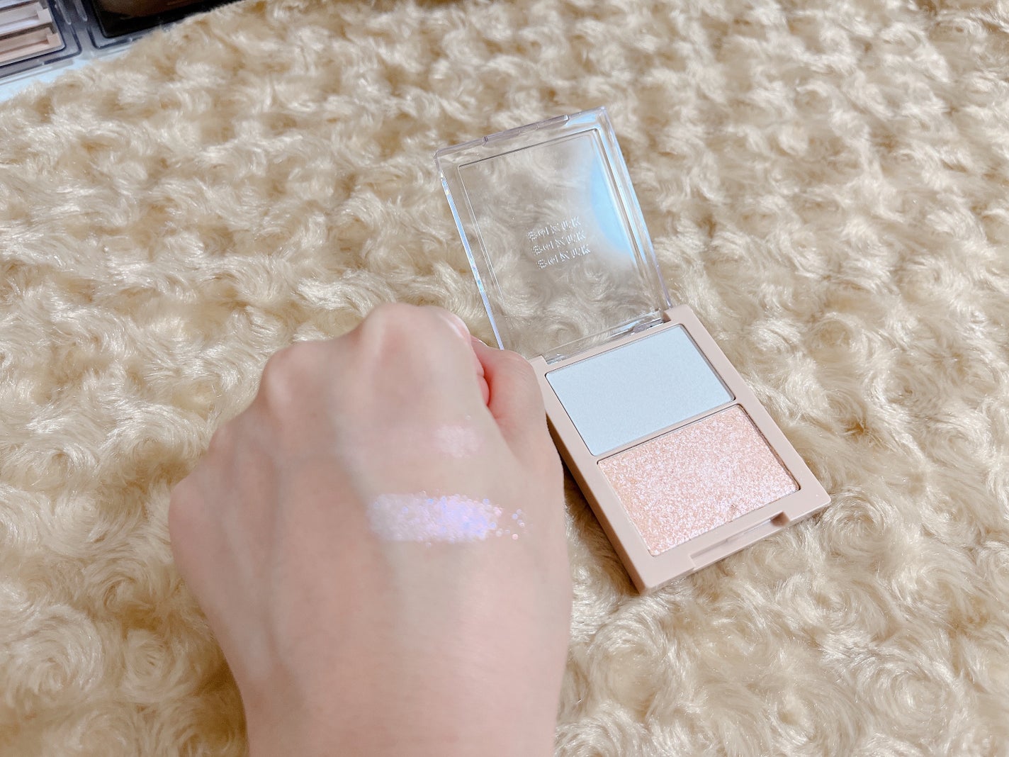 N&D パールハイライト/aZTK/パウダーハイライトを使ったクチコミ(5枚目)