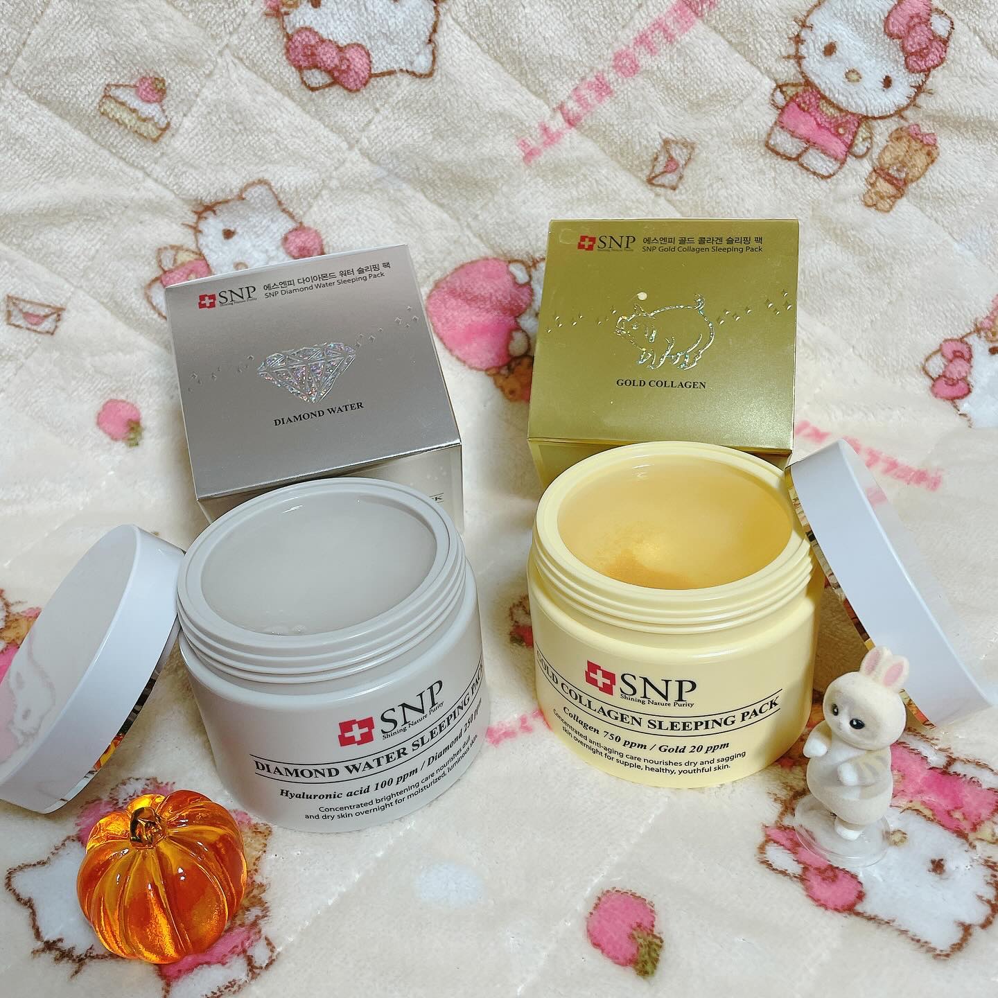 SNP ゴールド コラーゲン スリーピング パック/SNP/シートマスク・パックを使ったクチコミ（1枚目）