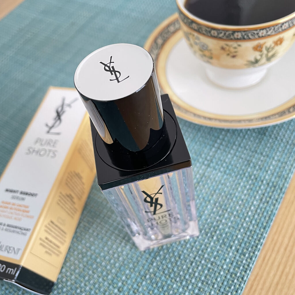 ピュアショット ナイト リチャージセラム/YVES SAINT LAURENT BEAUTE/美容液を使ったクチコミ（3枚目）